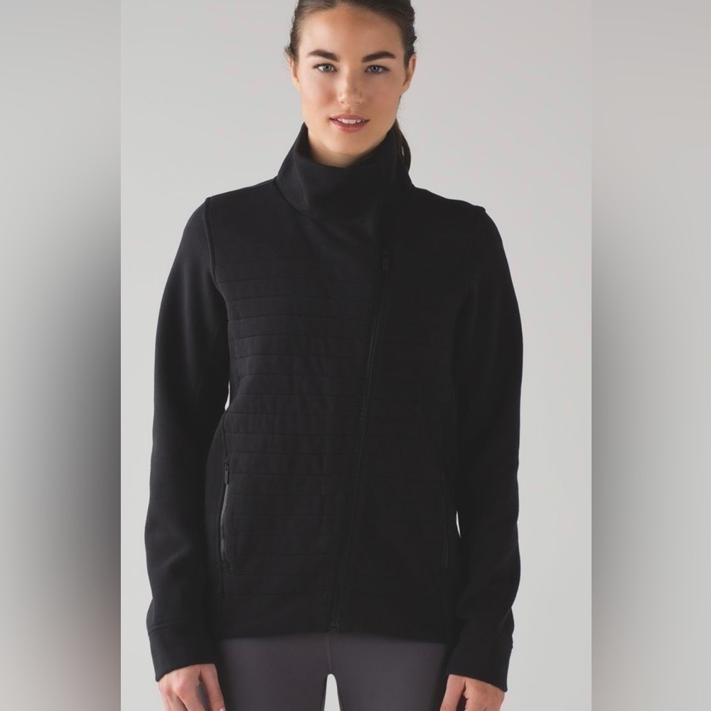 Lululemon Black Fleece Be True Jacket Size 4